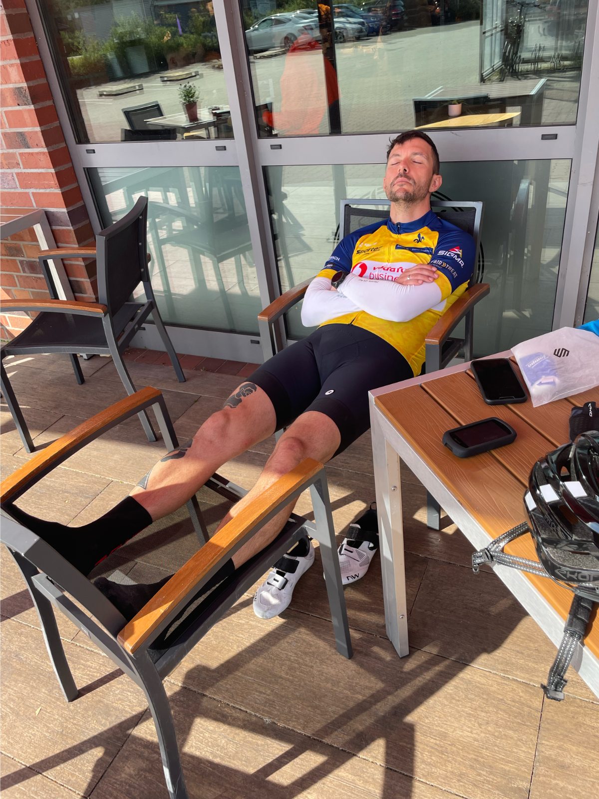 Wohlverdiente Pause in der Sonne
